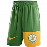 Men's Oakland Athletics Nike Green Cooperstown Collection Dry Fly Shorts FengYun,baseball caps,new era cap wholesale,wholesale hats